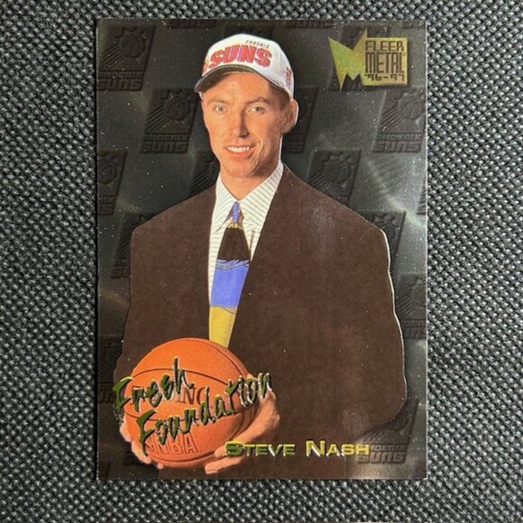 fleer Other - 1996 96-97 Fleer Metal Fresh Foundation Steve Nash Rookie RC #138 Phoenix Suns
